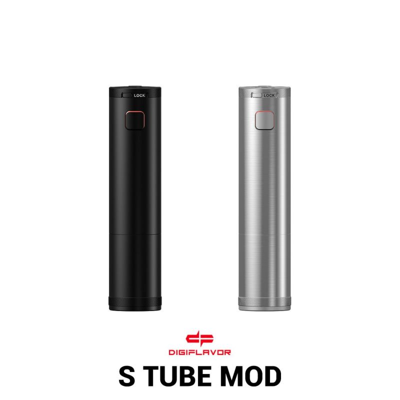 Digiflavor S TUBE MOD デジフレーバー エスチューブ MOD ベイプ 電子タバコ vape セミメカMOD テクニカル  チューブMOD 18650 18350 シングル セミメカチューブ MOD Digiflavor S TUBE | VAPE 専門店  Flavor-Kitchen ネット本店